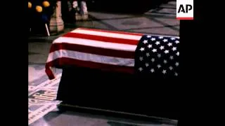 EISENHOWER FUNERAL. - COLOUR - SOUND