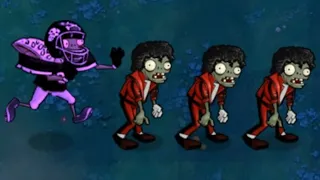 1 Giga-Football Zombie vs 3 Dancing Zombies // Plants vs Zombies