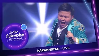 Kazakhstan 🇰🇿 - Yerzhan Maxim - Armanyńnan Qalma - LIVE - Junior Eurovision 2019