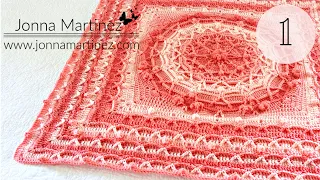 PART 1 | How To Crochet | High Tide Waves Blanket | BebaBlanket |