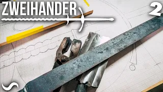 MAKING A ZWEIHANDER SWORD!!! Part 2