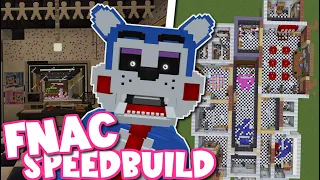 I built a POPULAR FNAF fangame in Minecraft... || Speedbuild + Tour ||