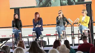 Arielle Kebbel, Melinda Clarke, Michaela McManus and Olga Fonda The Vampire Diaries Panel