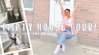 Getting my Keys & EMPTY HOUSE TOUR!!!!! Moving Vlog 3!