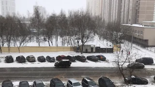 Снегопад в Москве