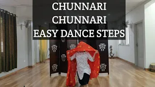 Easy dance steps on Chunnari chunnari/  Wedding Sangeet dance/ Salman khan/ Susmita Sen/90's hit