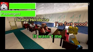 Minecraft - Lost Island Plane Crash with healthbars