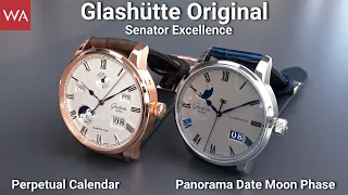 Glashütte Original Senator Excellence Perpetual Calendar & Panorama Date Moon Phase Line Extension