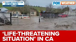 Levee Failure On Pajaro River In Central California Resulting In 'Life-Threatening Situation'