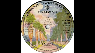 UK New Entry 1975 (195) Rod Stewart - Sailing