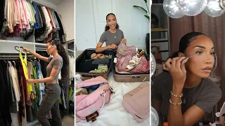 How I  Packed for Vacation! Shopping, Styling Outfits & Beauty Routine!