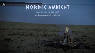3 Hours Of Nordic Ambient | Relaxing Nordic/Viking Music | Crackling Fire and Wind Sounds 🔥