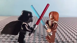 Obi-Wan Vs. Darth Vader (Lego Stop Motion)