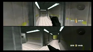Golden Eye N64: Bunker - Proximity Mines, Multiplayer Gameplay #3