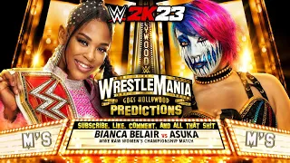 WWE 2K23 - WrestleMania 39 Bianca Belair vs. Asuka Raw Women's Championship