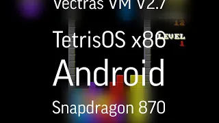 Vectras VM V2.7: TetrisOS x86 на Android