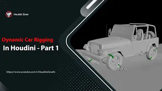 Car Rigging and Simulation Inside Houdini | Houdini FX | Hip File Included |
