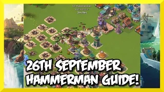 Boom Beach - YOUR BASE WON!!!  | "Hammerman Strikes Back" | 26th September | Boom Beach Event