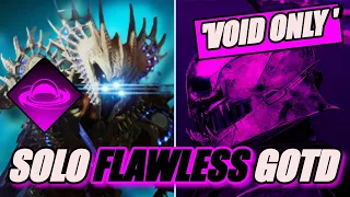 VOID ONLY (TITAN) Solo FLAWLESS Ghosts Of The Deep Dungeon - Destiny 2 Season Of The Witch Edition