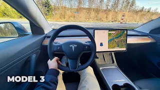 Tesla Model 3 Long Range Facelift 2021 Test Drive Review POV