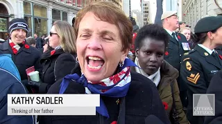 Thousands of Canadians remember in Ottawa