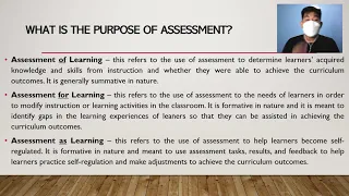 Assessment Purposes, Learning Targets, and Appropriate Methods