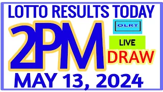 Lotto Results Today 2pm DRAW May 13, 2024 swertres results