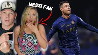 Messi Fan Reacts to Cristiano Ronaldo HAT-TRICKS!