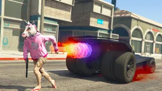 TROLLING PEOPLE WITH THE BATMOBILE... | GTA 5 THUG LIFE #454