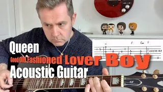 Queen Good Old Fashioned Lover Boy Fingerstyle Acoustic Guitar (Guitar Tab & Chords)