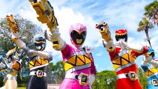 No, soy el guardabosques rosa 🦖 Dino Super Charge Episodios 9 y 10 ⚡ Power Rangers Para Niños |