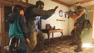 Kid Farah Kills a Russian Soldier to Revenge Her Father - Call of Duty: Modern Warfare