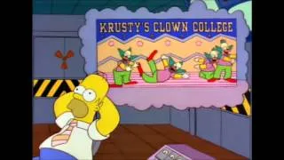 Homer Simpsons Clown College Ad gets to Homer