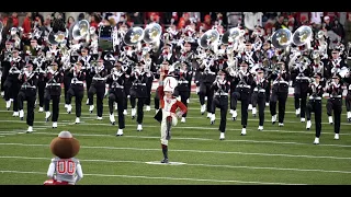 Ohio State marching band pregame show before Michigan State