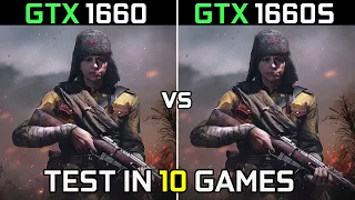 GTX 1660 vs GTX 1660 SUPER | Test in 10 New Games | in 2022