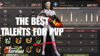 THE BEST PVP TALENTS| LAST ISLAND OF SURVIVAL