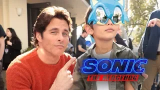 Sonic The Hedgehog Movie - Family Day with James Marsden & Jim Carrey (HD)