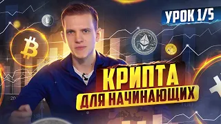 Введение в крипту. 1 Урок. Не поздно ли заходить в крипту ? Основные принципы работы блокчейн.