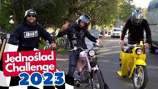 Jednoślad Challenge 2023 Złombol :: Świnoujście - Hel :: Rometami Ogar i Jawą Pancerką