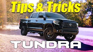 Toyota Tundra Hidden Features! 2014 - 2021