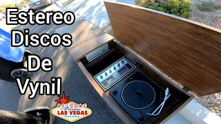 muebles antiguos estereo para discos de vynil lo que tiran en Las Vegas #111