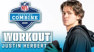 Justin Herbert's FULL 2020 NFL Scouting Combine Workout