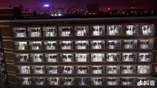 Magical dormitory light show