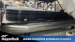 2022 Harris 230 Sunliner CWDH Pontoon Boat Tour SkipperBud's