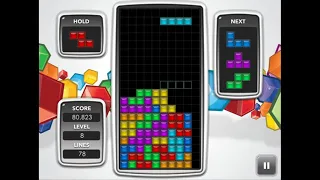 Тетрис (tetris.com) До 30-го уровня, попытка №1.