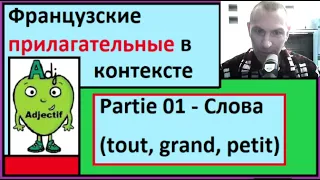 Французские прилагательные в контексте - Partie 01 - Слова (tout, grand, petit)