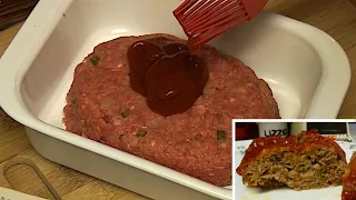 Corning Ware Microwave Meat Loaf Recipe from 1984 | 7 minute meat loaf for two