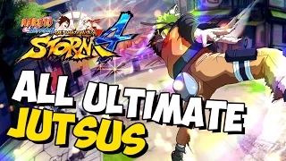 NARUTO SHIPPUDEN Ultimate Ninja STORM 4 - All Ultimate Jutsus (Japan DUB)