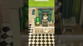 Base Game Toddler KING Platform Bedroom: The Sims 4 Room Building #ShortsmasChallenge