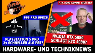 RTX 5080 schlägt RTX 4090? | Sony Playstation 5 Pro 3x schneller | Switch 2 offiziell bestätigt